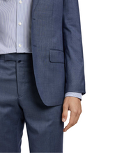 Slim fit nailhead business suit